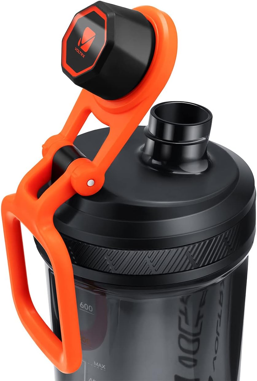 VOLTRX Shaker Flasche, Gallium USB C wiederaufladbare elektrische Mixer, Shaker Tassen für Protein-Shakes und Mahlzeit Ersatz Shakes, BPA frei, mit Tritan, 24oz gemacht