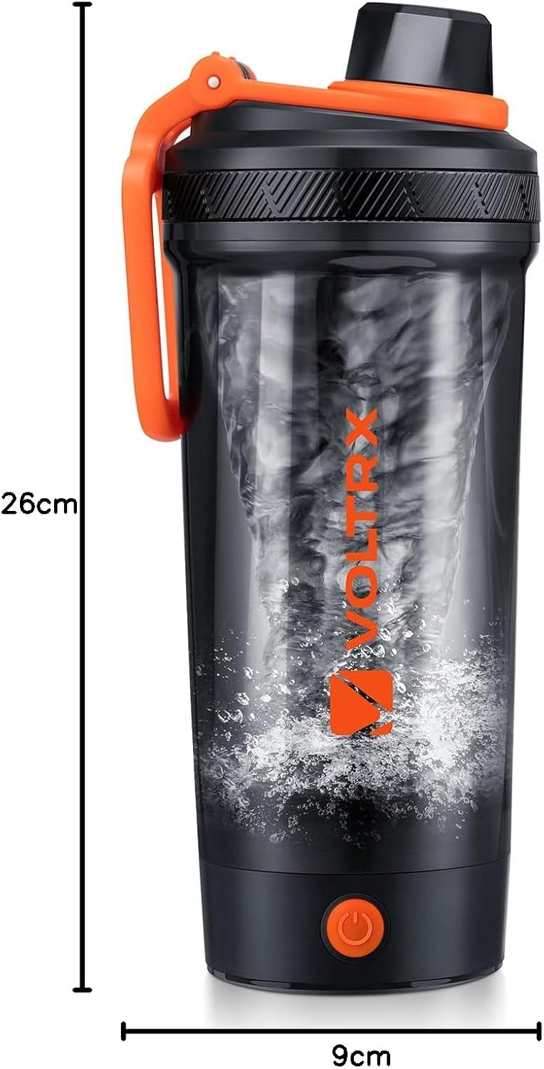 VOLTRX Shaker Flasche, Gallium USB C wiederaufladbare elektrische Mixer, Shaker Tassen für Protein-Shakes und Mahlzeit Ersatz Shakes, BPA frei, mit Tritan, 24oz gemacht