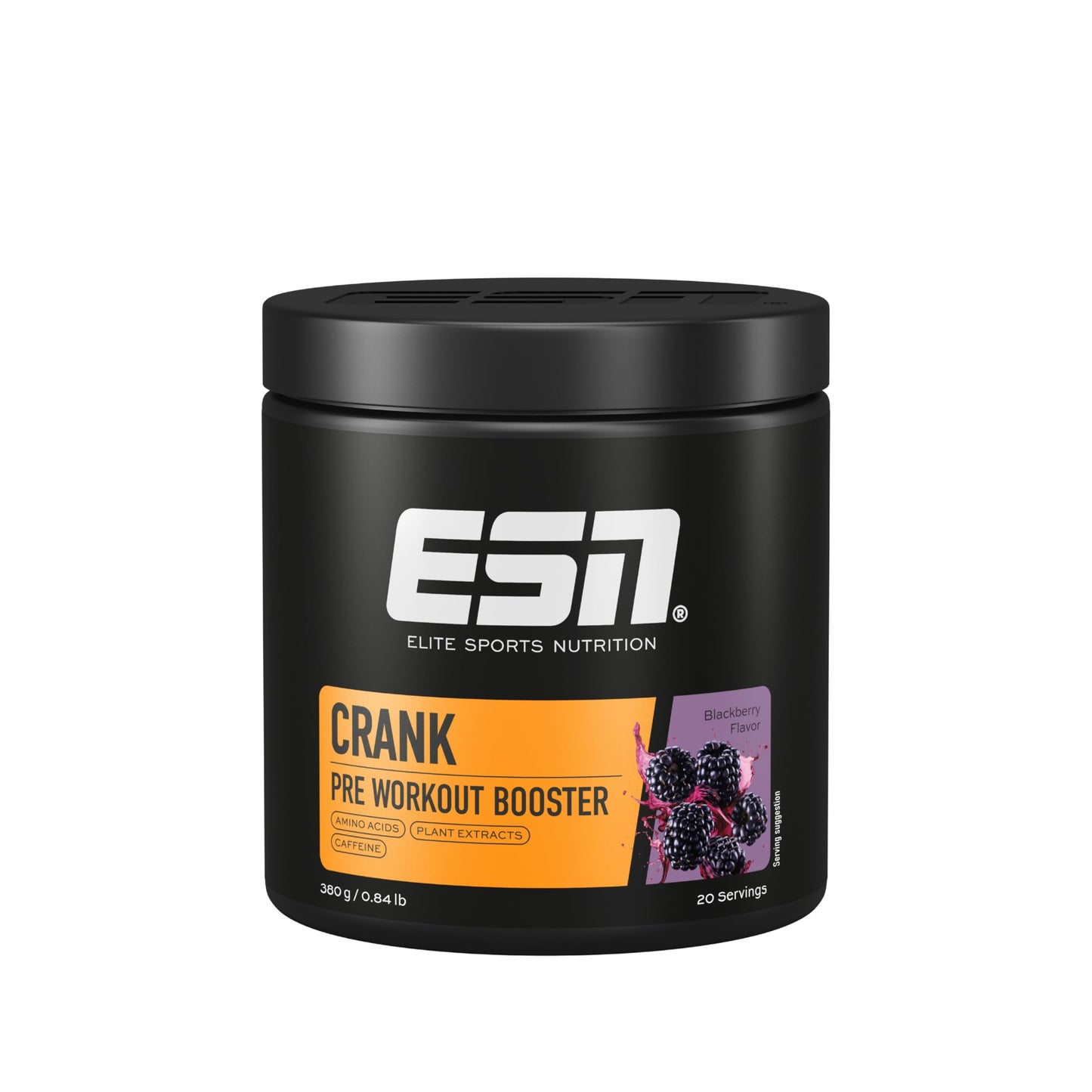 ESN Crank, Tropical Punch, 380g, kompletter Pre Workout Booster