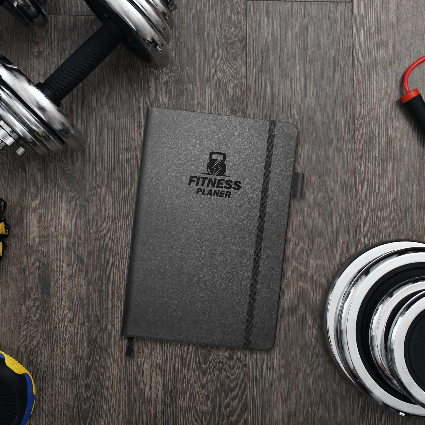 BIROYAL Trainingstagebuch Deutsch mit 186 Workout für dein Krafttraining, Undatierte Trainingsbuch A5, Fitness Journal für Fitnessenthusiast, Workout Gym Buch für Bodybuilding im Gym & Heimtraining