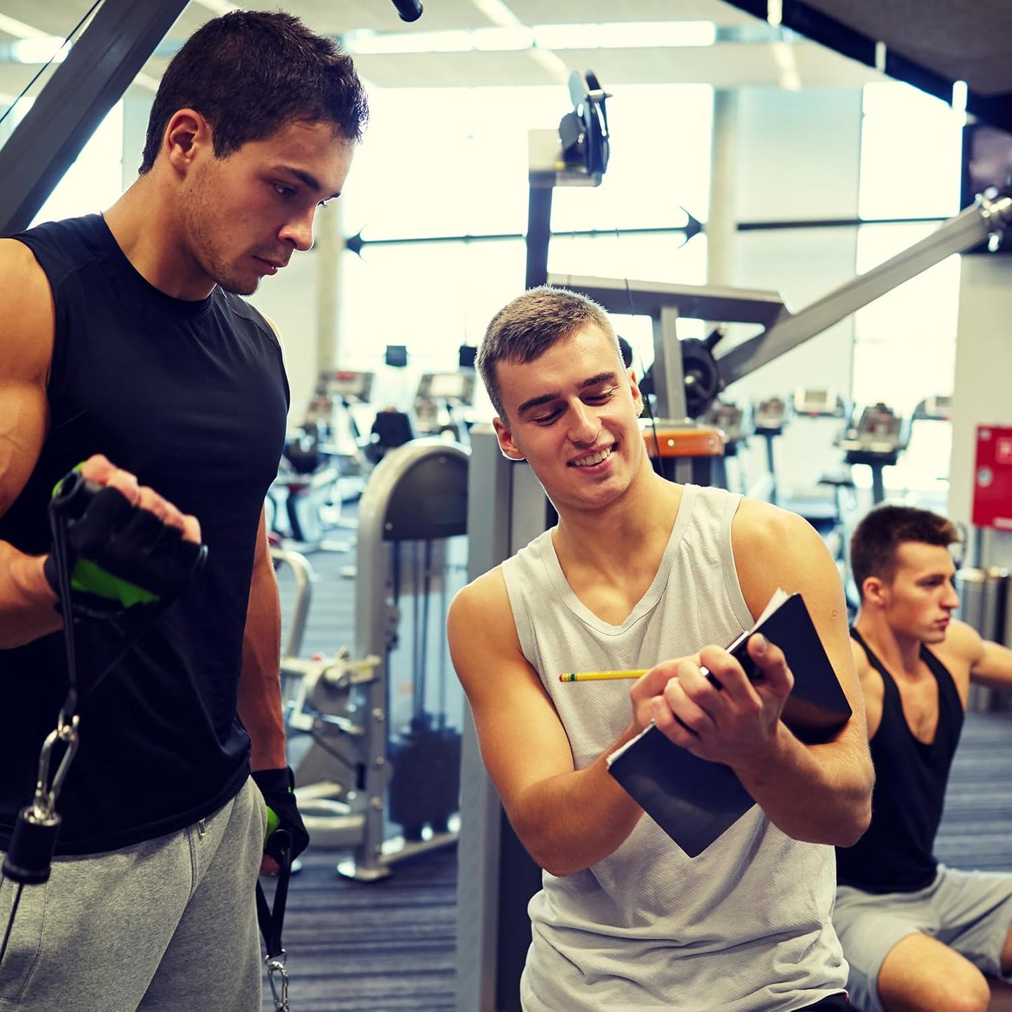 BIROYAL Trainingstagebuch Deutsch mit 186 Workout für dein Krafttraining, Undatierte Trainingsbuch A5, Fitness Journal für Fitnessenthusiast, Workout Gym Buch für Bodybuilding im Gym & Heimtraining