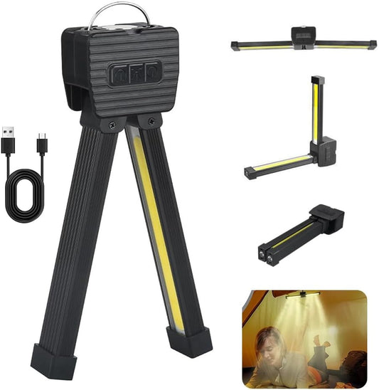 Posing Lampe Gym Magnetisch, 7th Gear Dimming Portable Gym Lamp For Posing With Hanging Hook, Arbeitsleuchte With 180 Degree Folding, Posing Light Gym, Waterproof Handheld Camping Light