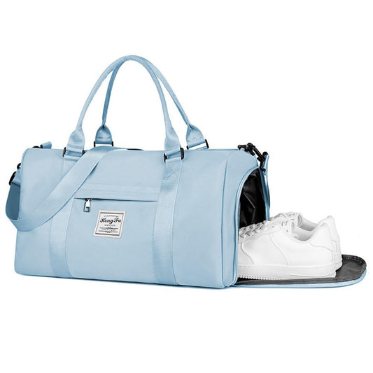 Flintronic Sporttasche Reisetasche, Reise Duffel Bag, mit Schuhfach & Nassfach, wasserdichte Übernachtungstasche, Gepäcktasche für Sport & Reisen für Herren Damen, Schwarz