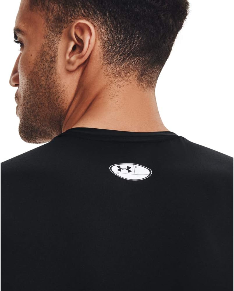 Under Armour Herren HeatGear Kompressions-Baselayer-Weste, Black/White
