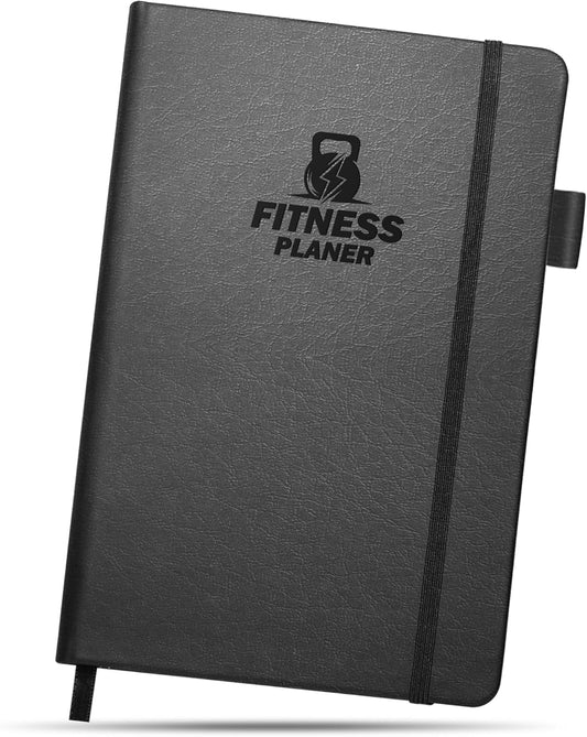 BIROYAL Trainingstagebuch Deutsch mit 186 Workout für dein Krafttraining, Undatierte Trainingsbuch A5, Fitness Journal für Fitnessenthusiast, Workout Gym Buch für Bodybuilding im Gym & ​Heimtraining