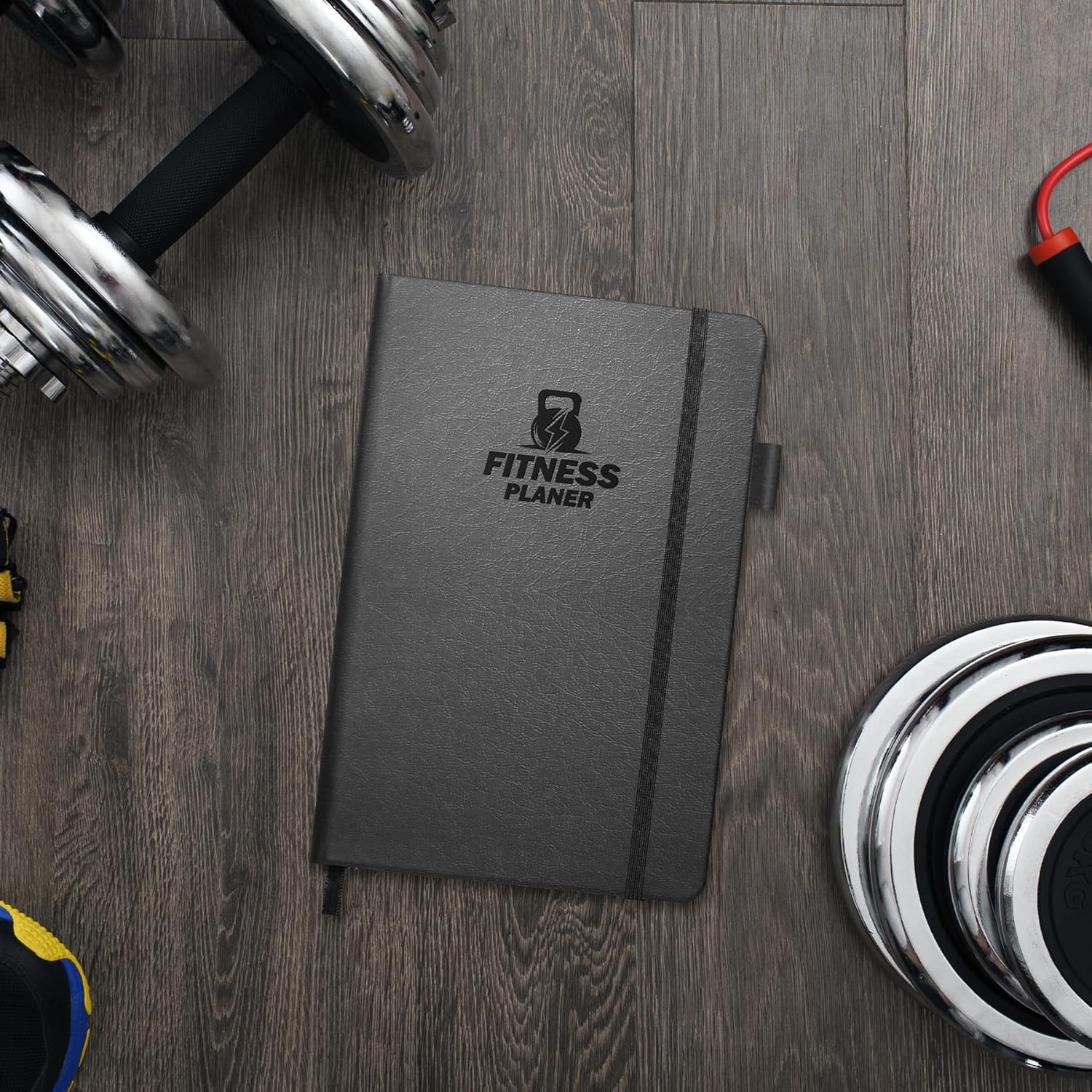 BIROYAL Trainingstagebuch Deutsch mit 186 Workout für dein Krafttraining, Undatierte Trainingsbuch A5, Fitness Journal für Fitnessenthusiast, Workout Gym Buch für Bodybuilding im Gym & ​Heimtraining